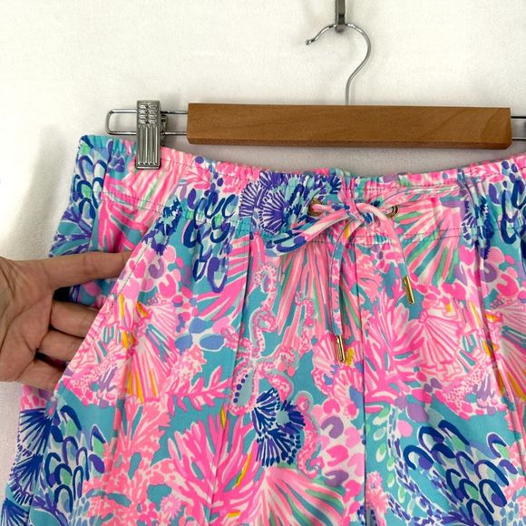 Lilly Pulitzer Emora Knit Pant Multi Splendor In The Sand Size M *Hemmed - Picture 4 of 16